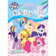 MY LITTLE PONY สมุดภาพระบายสีและเกมค้นหาสิ่งที่ซ่อนอยู่ในภาพ COLOURFUL